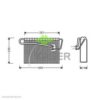 KAGER 94-5644 Evaporator, air conditioning